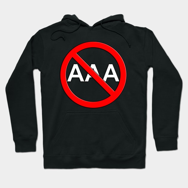 AAA No Way! Hoodie by GameDevWear